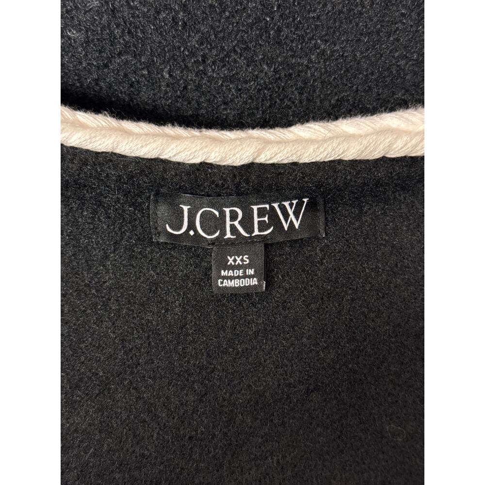 J Crew Cropped Boucle Yarn Lady Jacket XXS Womens Black - Picture 7 of 9